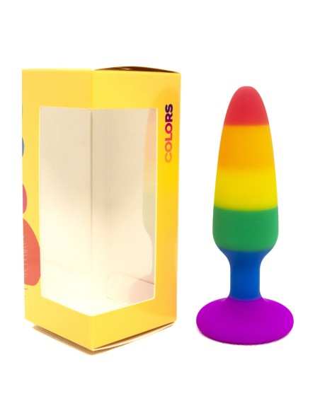 Plug anal multicolor talla M - A-032-RAI-M