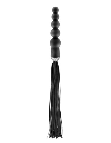 Flogger met zwart anaal rozenkranshandvat Fetish Temptation - CC570402