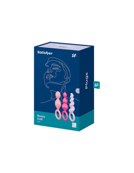 Box of 3 satisfyer color plugs Booty Call - CC597160