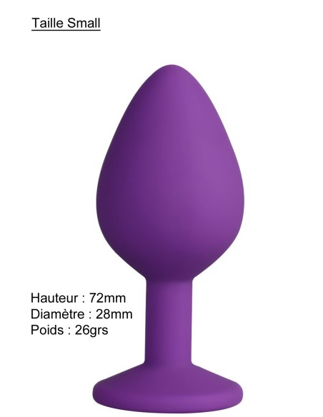 Plug joya morado Pequeño - DB-RY067PUR