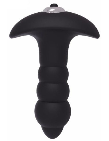 7 speed wavy anal plug with removable bullet - CR-USKA06