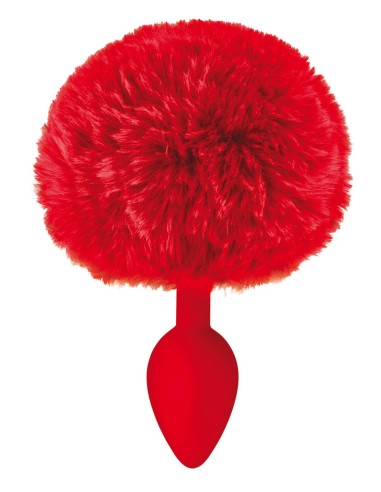 Plug anal pompon rouge - CC5700910030