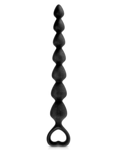 Chapelet plug anal noir 27cm - CC5710042010