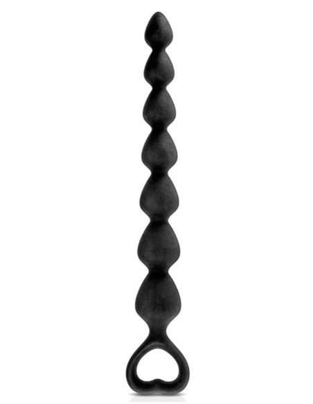 Chapelet plug anal noir 27cm - CC5710042010