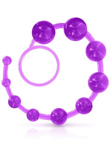 Soft purple anal beads - CC570032