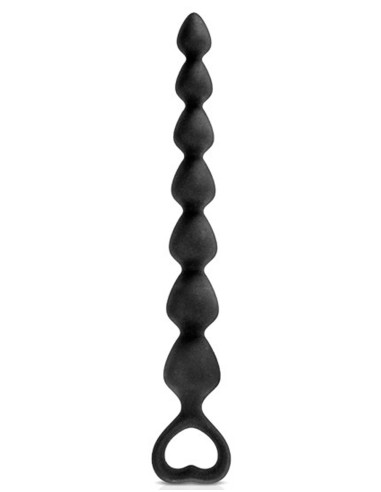 Black anal plug rosary 18cm - CC5710041010