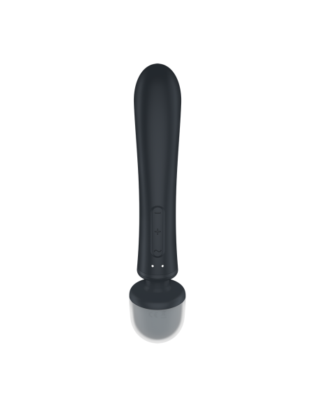 Vibrador 2 en 1 Conejo y varita negro USB Triple Lover Satisfyer - CC597825