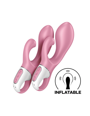 Satisfyer Air Pump Bunny 2 USB Conejo Vibrador Inflable Rosa - CC597820