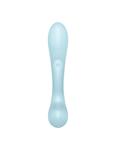 Punto G Rabbit 2 en 1 con estimulador de clítoris y Varita Azul USB Triple Oh Satisfyer - CC597813