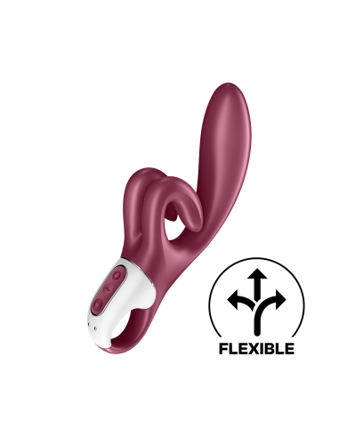 Red G-spot rabbit vibrator double clitoral stimulation Touch Me Satisfyer - CC597811SA