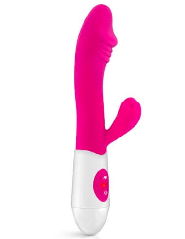 Rabbit vibrator with stimulating glans - CC526102