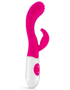 Vibrador Conejo con vetas y protuberancias - CC526100