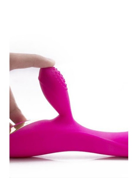 Vibrador Rabbit Lug Rosa con 10 programas USB - CR-CAV018