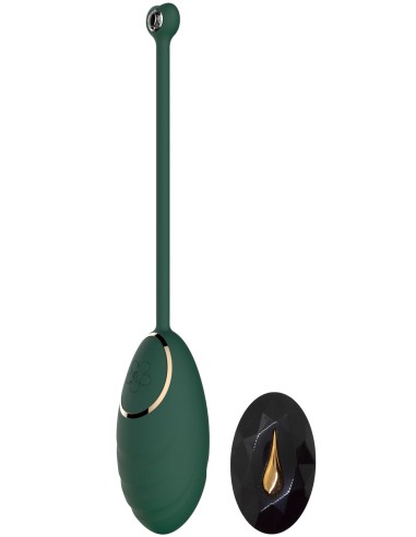 Emerald Green vibrating egg with USB remote control - DAISYGREEN