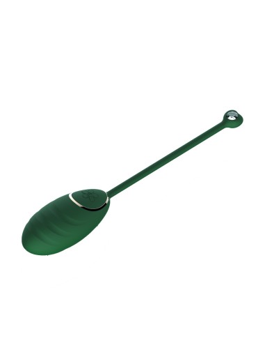 Huevo vibrador Verde Esmeralda con mando a distancia USB - DAISYGREEN