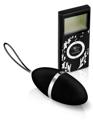 Black vibrating egg 10 speeds remote control LCD screen - CC5720000010