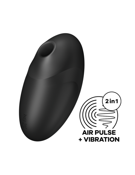 Estimulador de clítoris por aire pulsado y vibración negro USB Vulva Lover 3 Satisfyer - CC597827