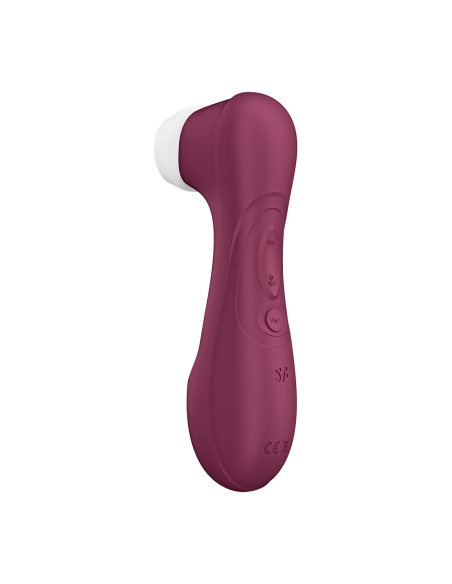 Clitorisstimulator 2 tips met Liquid Air Pro 2 Generatie 3 technologie rood USB Satisfyer - CC597814
