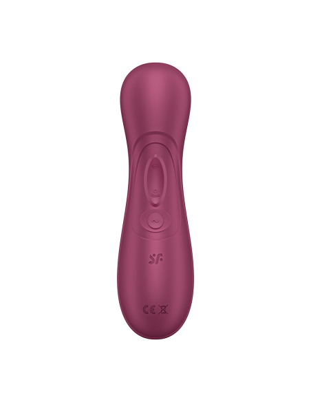 Clitorisstimulator 2 tips met Liquid Air Pro 2 Generatie 3 technologie rood USB Satisfyer - CC597814