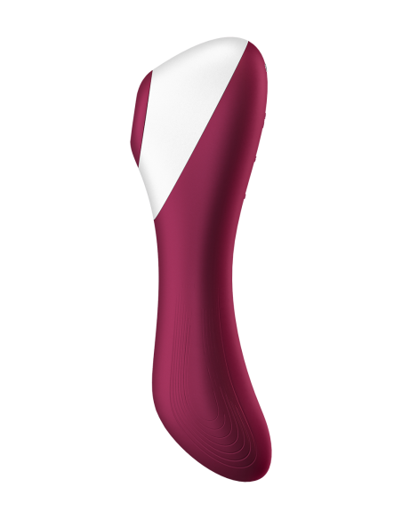 Vibrador y Estimulador de Clítoris 2 en 1 Rojo USB Dual Crush Satisfyer - CC597786