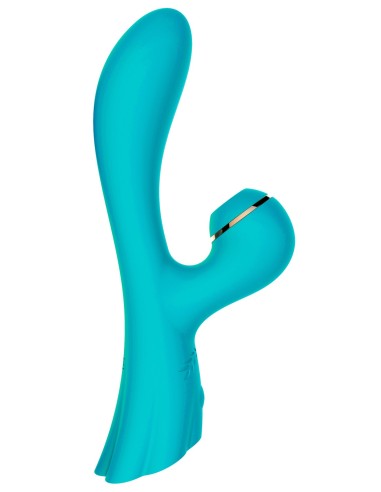 Dubbele G-spot en clitorisstimulatievibrator met membraanvibraties - FAIRYBLUE