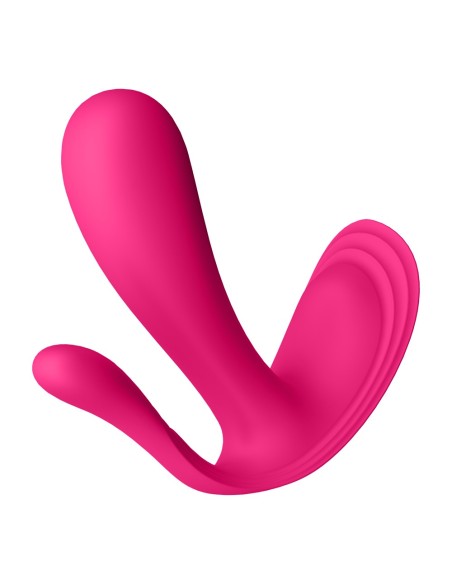 3 in 1 Vibrators and pink clitoral stimulator connected Top Secret Satisfyer - CC597755