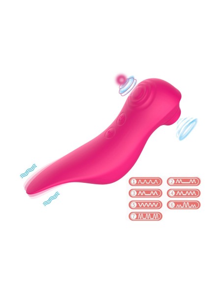 The Fuschia 3 in 1 stimulator vibrator - BOZ-090FUS