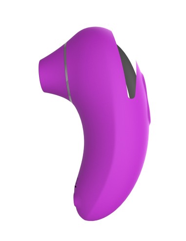 Vibrador de clítoris con punta vibratoria sobre membrana USB violeta - WS-NV053PUR