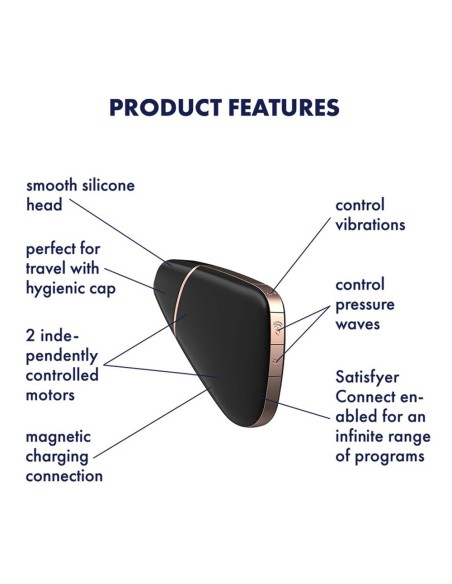 Satisfyer Love Triangle black stimulator - CC5972410010