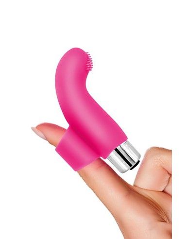 Curved Chinese finger with USB vibrating spikes - CC5310090050