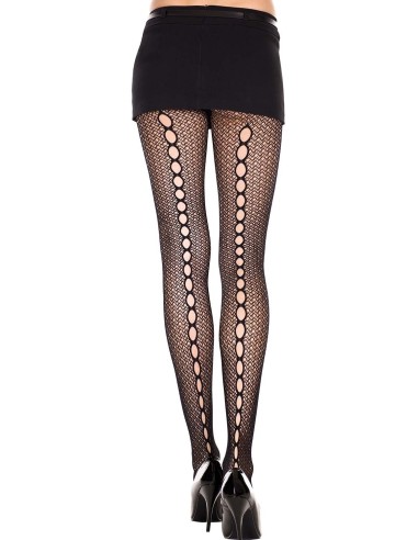 Black fishnet tights - MH50031BLK