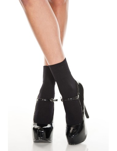 Calcetines de rejilla semitransparentes negros - MH512BLK