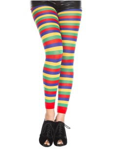Legging fantaisie coloré bandes horizontales - MH35008RAI