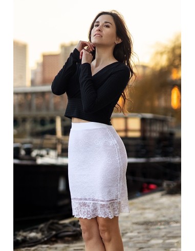 White Catalina Long Skirt - LSK2-LWHT