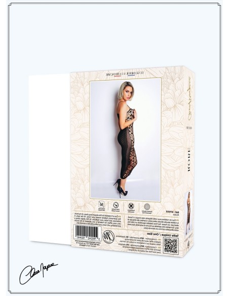 Sexy long black fishnet dress - Le Numéro 3 - Dress Collection - CM97003