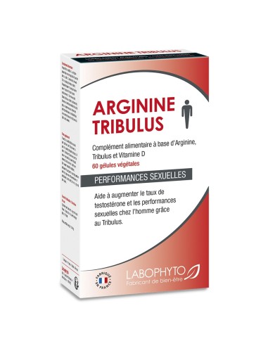 Arginina Tribulus desempeño sexual 60 cápsulas - LAB19