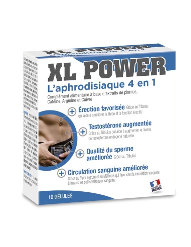 XL Power afrodisiacum 4 in 1, 10 capsules - LAB32