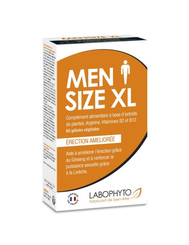 MenSize XL erección y tamaño 60 cápsulas - LAB01