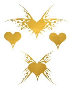 Tatouage éphémère - Effet or  - TAGold 14