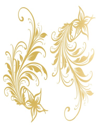 Temporary tattoo - Gold effect - TAGold 5