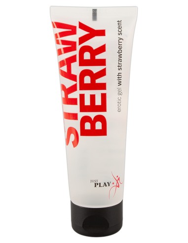 Water-based lubricant, strawberry flavor, vegan 80 ml - R626228