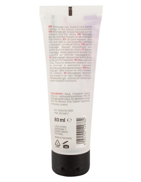 Clitorale orgasme intensiverende gel met munt, veganistisch 80 ml - R626236