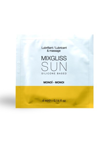 Mixgliss Sun Monoi Lubricante de silicona y aceite de masaje 2 en 1 Pod 4 ML - L6022412