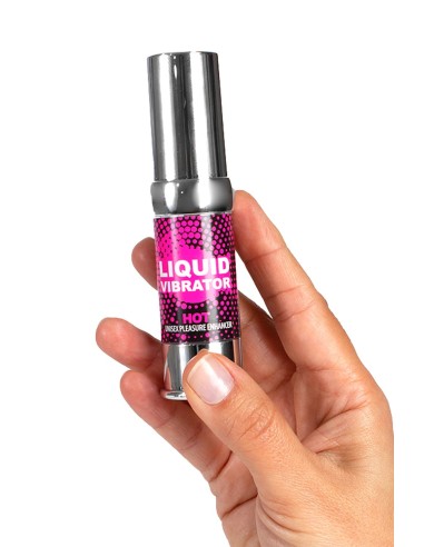 Liquide vibrant effet chauffant arôme fraise à la crème unisexe 15ml - SP5969
