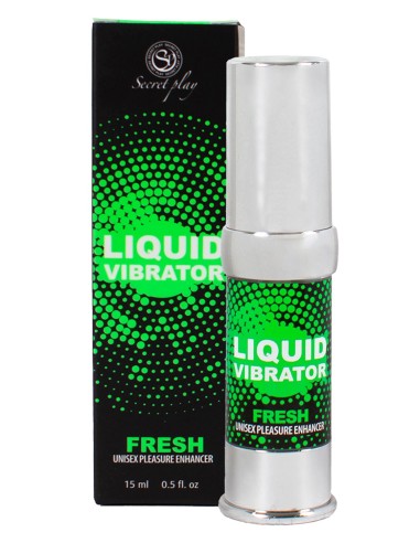 Líquido vibrante efecto fresco con menta unisex 15ml - SP5976