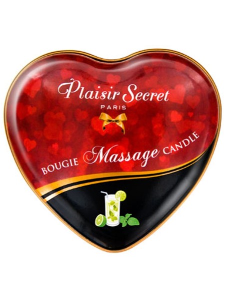 Mini vela de masaje mojito caja corazón 35ml - CC826066