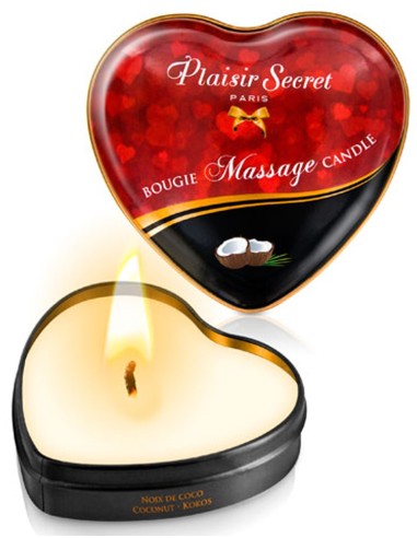 Mini coconut massage candle heart box 35ml - CC826065