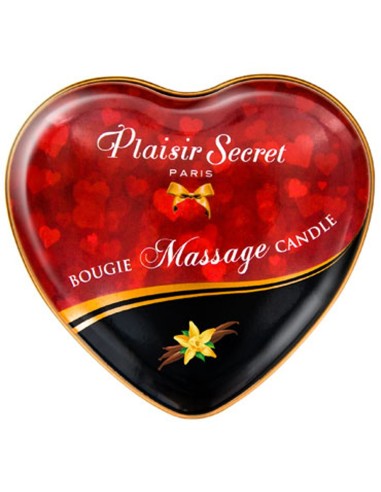 Mini vanille massagekaars hart doosje 35ml - CC826062