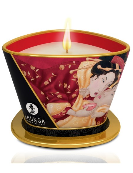 Vela de masaje vino espumoso fresa 170ml - CC824508