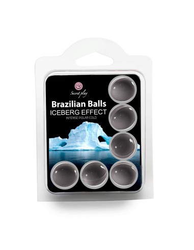 Bolas de masaje brasileñas efecto Iceberg x6 - BZ3700-1